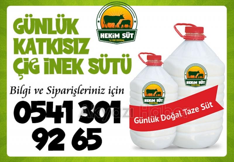 Günlük Taze Doğal Süt Bir Telefonla Kapınızda