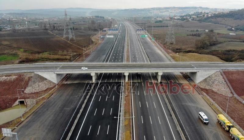 Kuzey Marmara Otoyolu’nda sona doğru