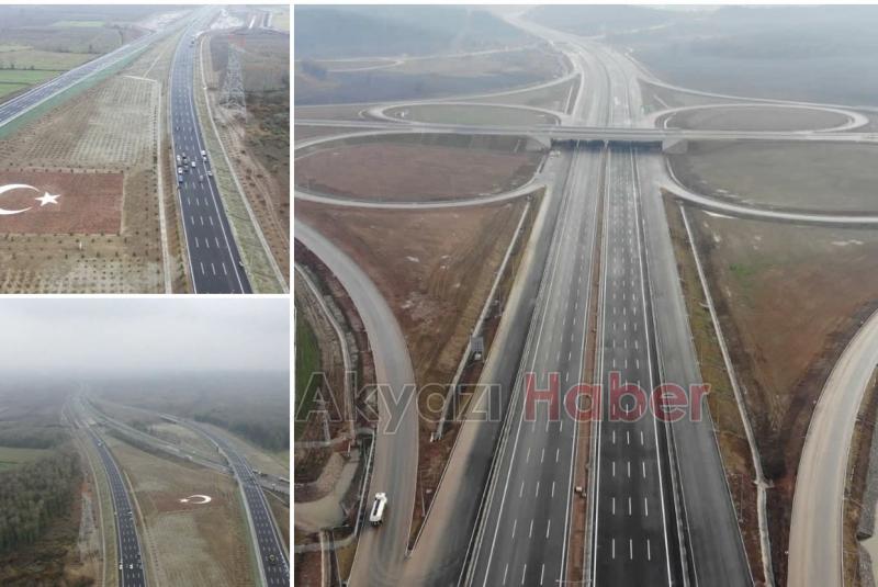 Vali Kaldırım otoyolda açılış öncesi inceleme yaptı