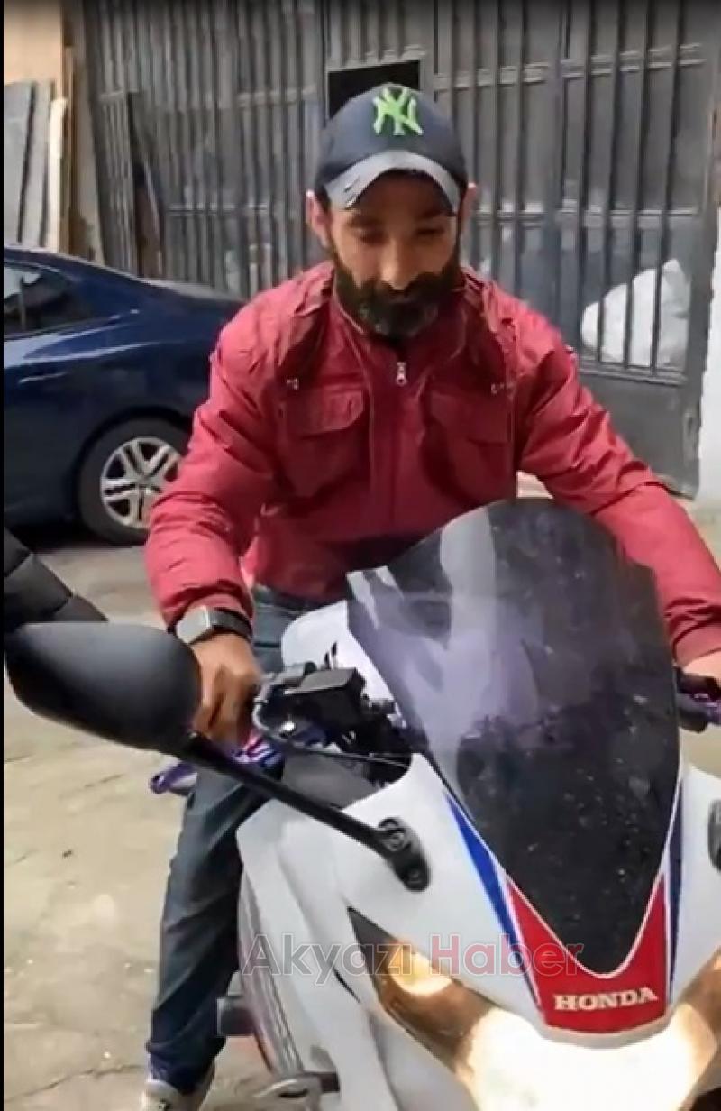 Sedat Peker Akyazılı hayranına motosiklet hediye etti