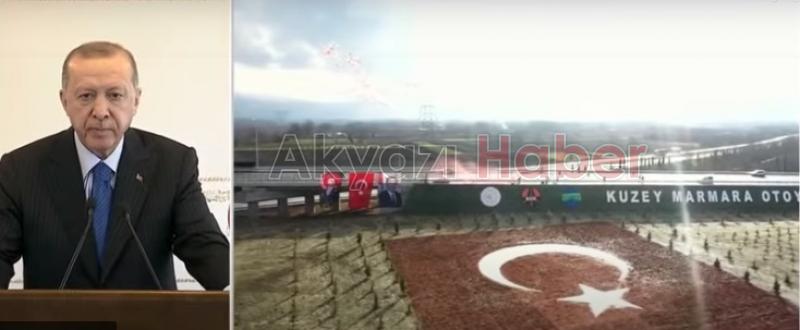 Cumhurbaşkanı, otoyolun Akyazı-İzmit kesimini açtı