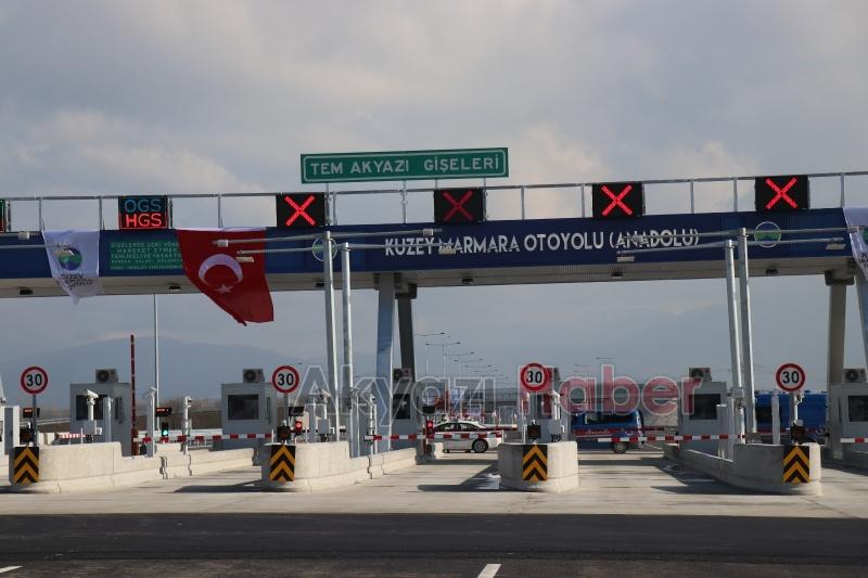 Cumhurbaşkanı, otoyolun Akyazı-İzmit kesimini açtı