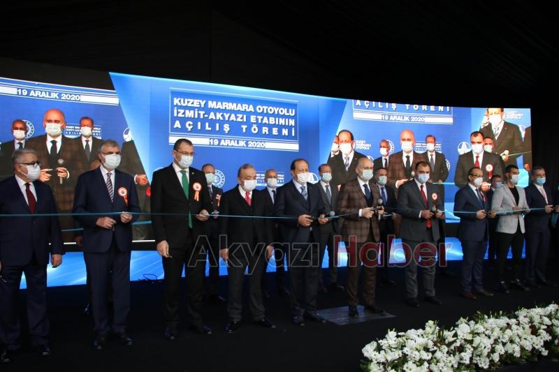 Cumhurbaşkanı, otoyolun Akyazı-İzmit kesimini açtı