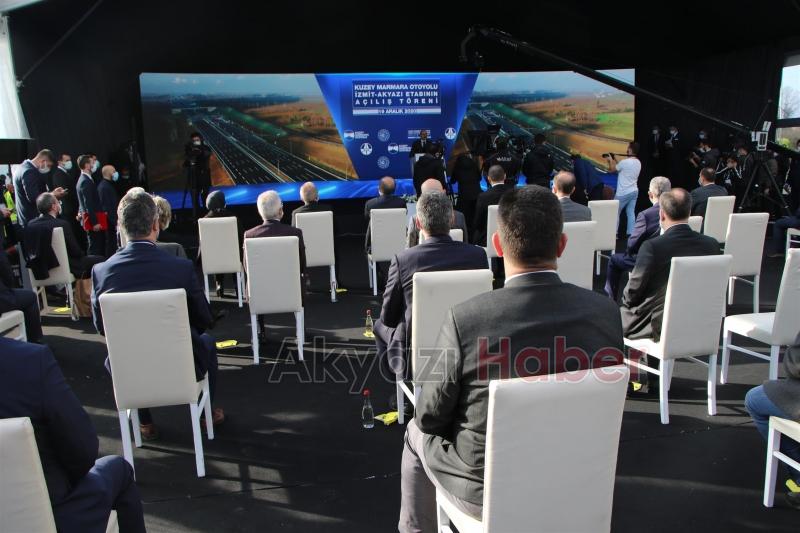 Cumhurbaşkanı, otoyolun Akyazı-İzmit kesimini açtı