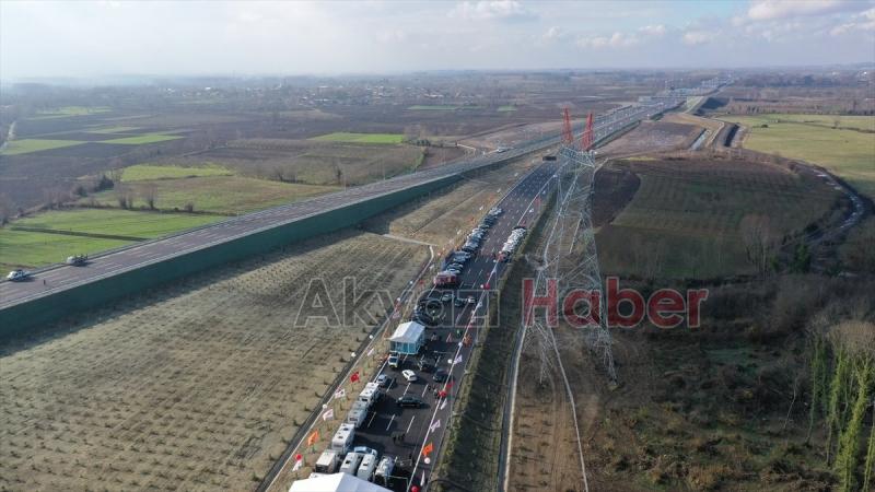 Cumhurbaşkanı Erdoğan, Kuzey Marmara Otoyolu'nun açılışına katıldı