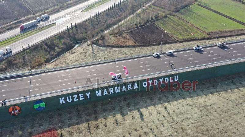 Cumhurbaşkanı Erdoğan, Kuzey Marmara Otoyolu'nun açılışına katıldı