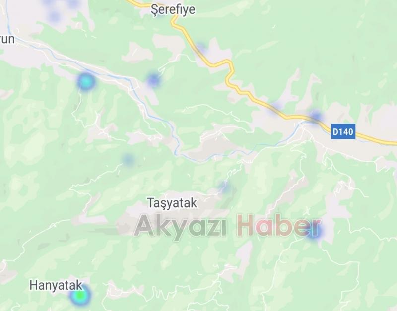 Akyazı'nın korona haritası yeşil ve mora dönmeye başladı