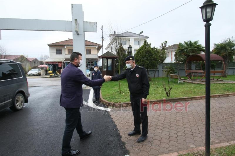 Başkan Soykan'dan İlçe Jandarma Komutanı'na ziyaret