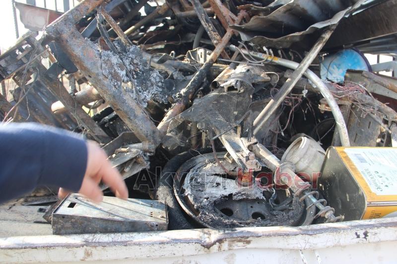 Akülü aracı yanmıştı, Başkan Soykan'dan yardım istedi