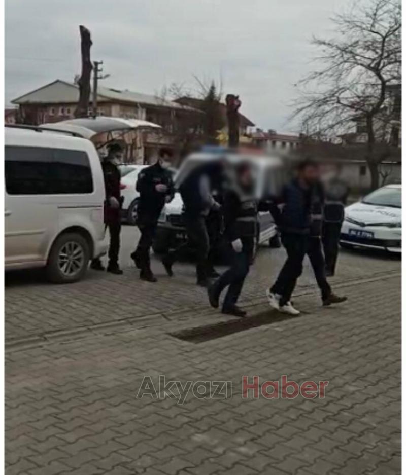 Akyazı polisi uyuşturucuya darbe vurarak yeni yıla girdiler