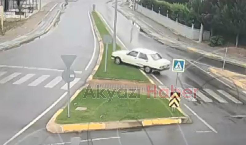 Sakaryada trafik kazaları KGYS kameralarında