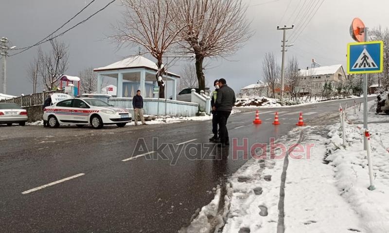 Güzlek-Keremali yolu kapatıldı