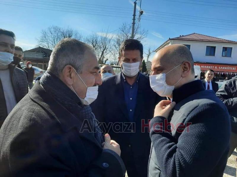 Ulaştırma Bakanı, Bilal Soykan ve muhtarlarla bir araya geldi