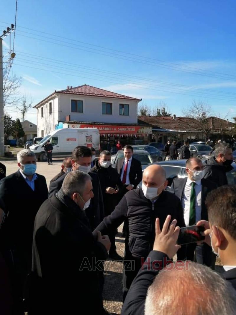 Ulaştırma Bakanı, Bilal Soykan ve muhtarlarla bir araya geldi
