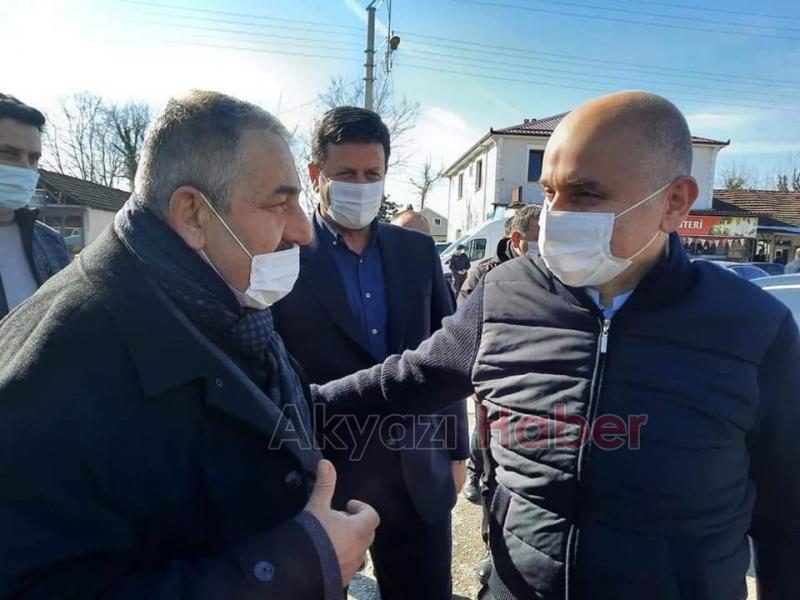 Ulaştırma Bakanı, Bilal Soykan ve muhtarlarla bir araya geldi