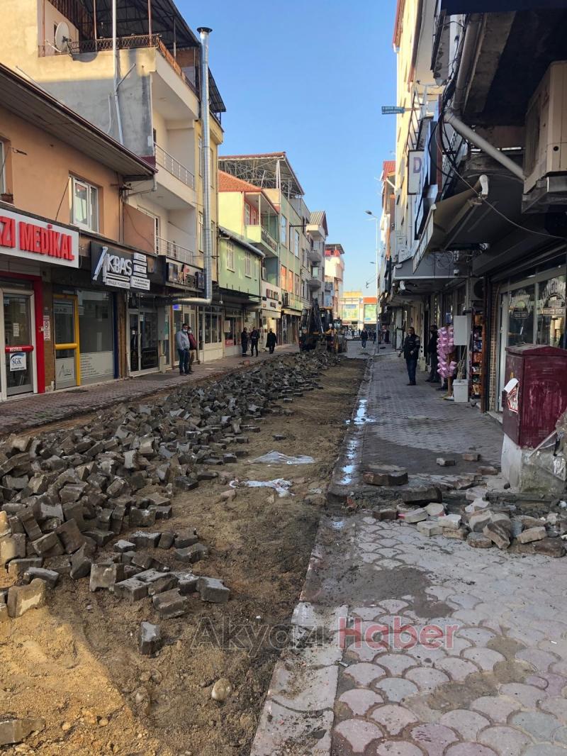 Ptt sokakta çalışmalar başladı