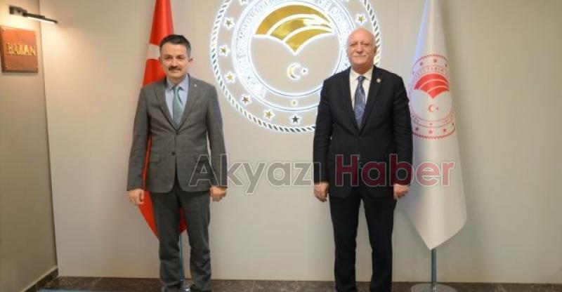 TZOB Başkanı Bayraktar, Bakan Pakdemirli ile görüştü