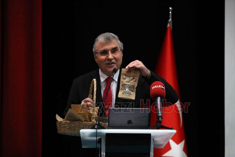 Başkan Yüce akyazıda kenevirden yastık üretti