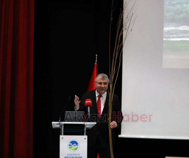 Başkan Yüce akyazıda kenevirden yastık üretti