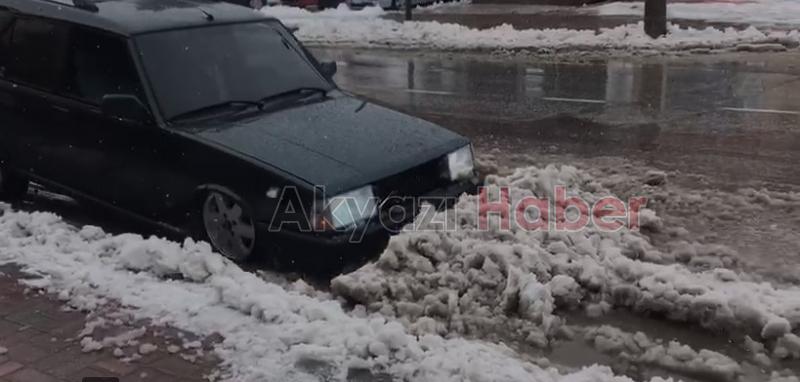 Kartal ile kar küredi