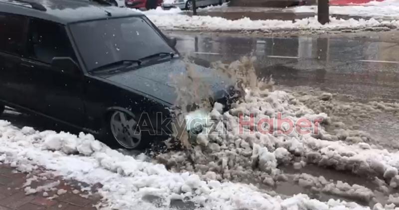 Kartal ile kar küredi