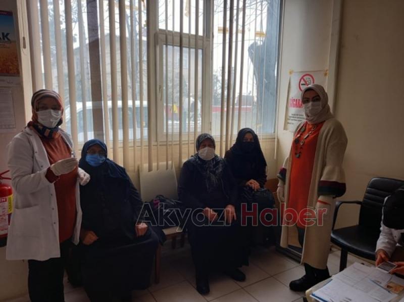 Akyazı Sağlık Müdürlüğü'nden aşılamaya destek