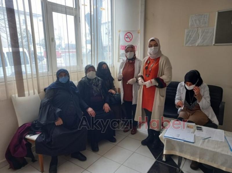 Akyazı Sağlık Müdürlüğü'nden aşılamaya destek