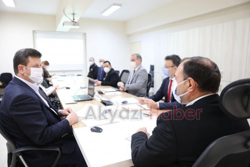 Korona değerlendirme toplantısı Akyazı'da yapıldı