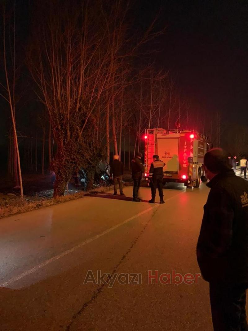 Yuvalak Yolunda Trafik Kazası 