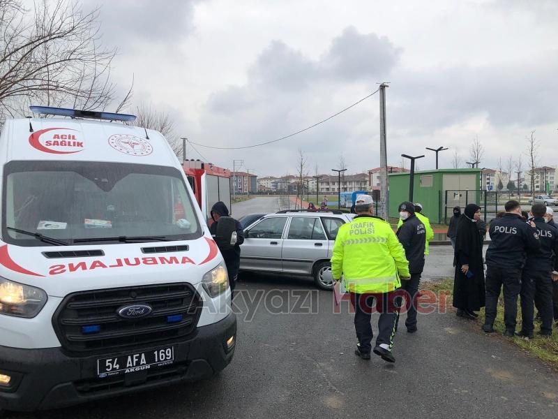 Otomobiller çarpıştı 3 çocuk yaralı