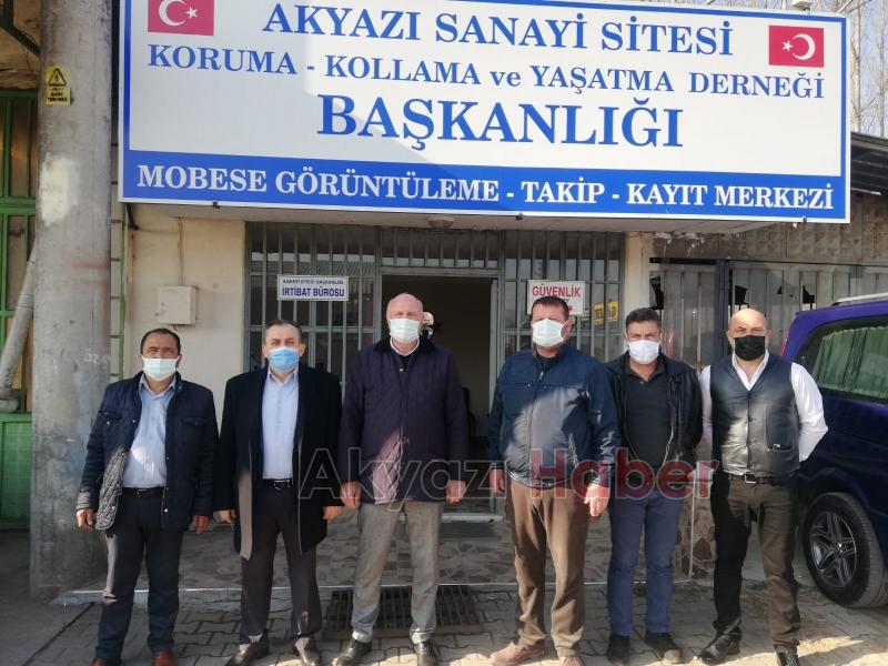 Sanayi esnafını ziyaret edip koronaya karşı uyardılar
