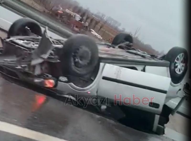 Akyazı d-140'da feci kaza