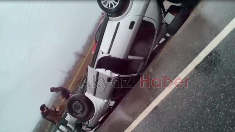 Akyazı d-140'da feci kaza