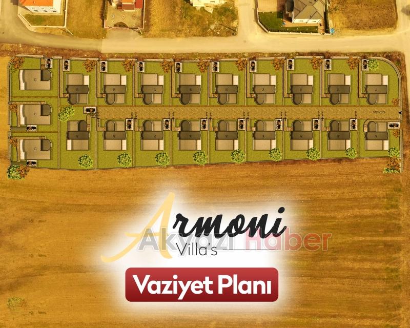 Armoni Villaları sahiplerini bekliyor