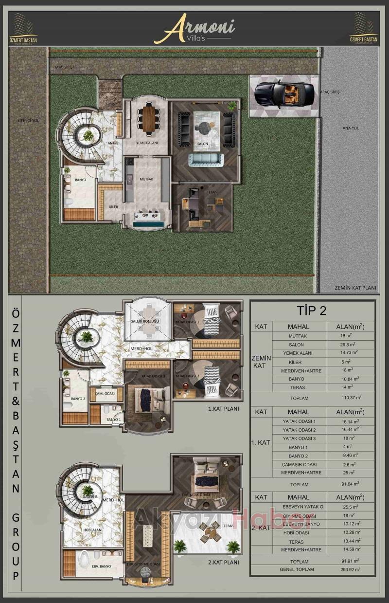 Armoni Villaları sahiplerini bekliyor