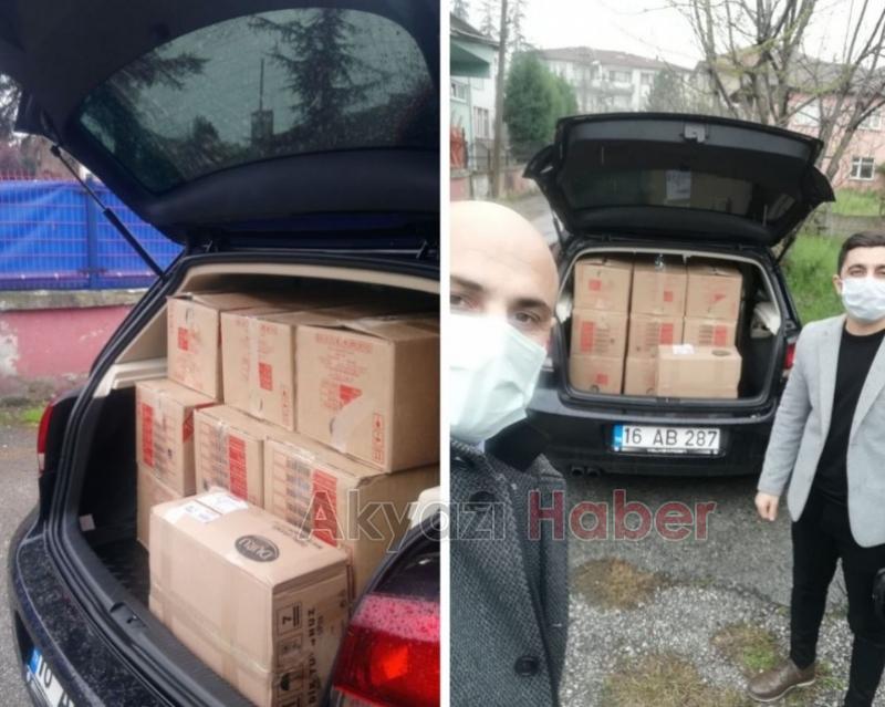 Miniklerden ihtiyaç sahiplerine gıda yardımı