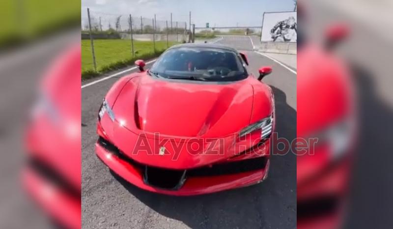 Sofuoğlu yeni Ferrarisi ile hız testi yaptı