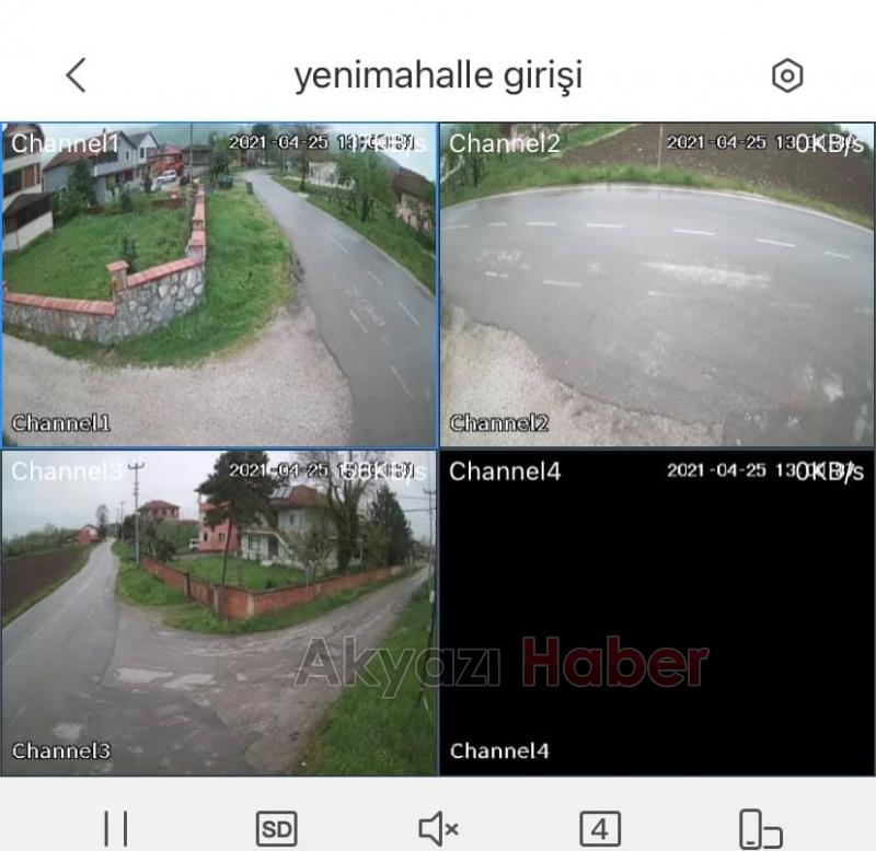 Alaağaç kameralarla donatıldı