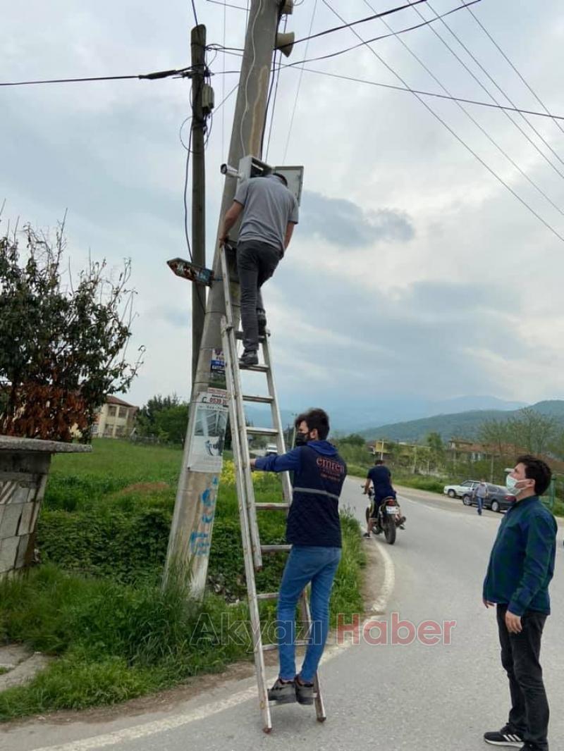 Alaağaç kameralarla donatıldı
