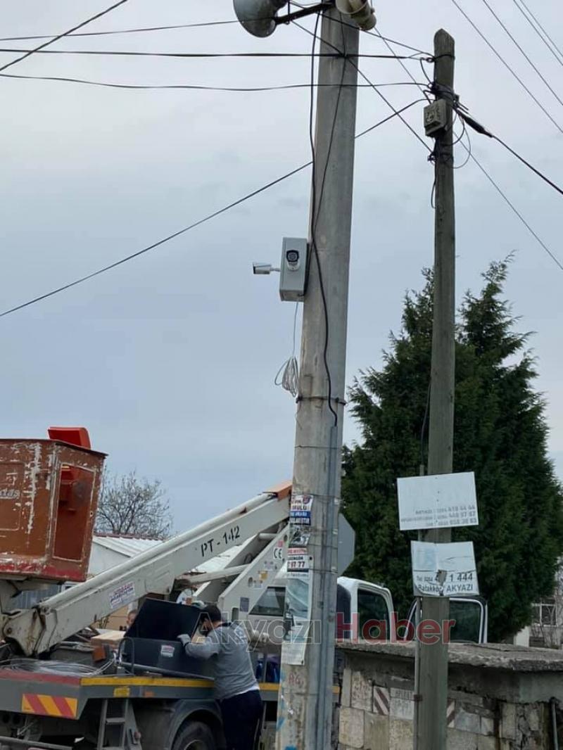 Alaağaç kameralarla donatıldı