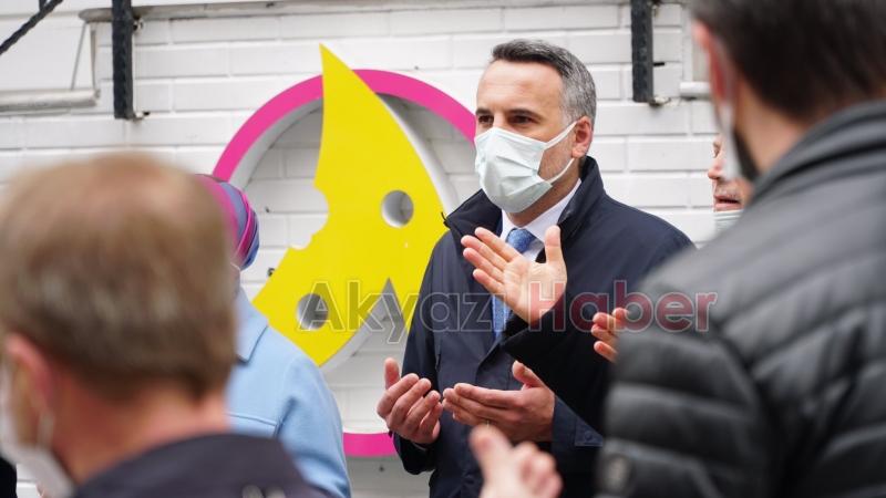 Dükkanlar esnaf duası ile açıldı