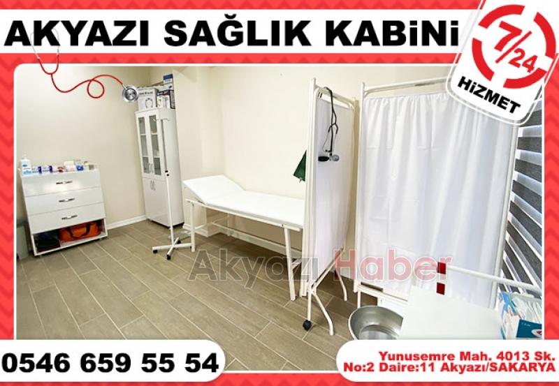 Sağlık Kabini 7 Gün 24 saat hizmetinizde