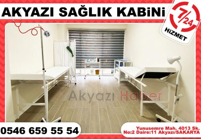 Sağlık Kabini 7 Gün 24 saat hizmetinizde