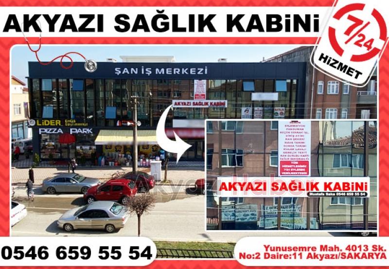 Sağlık Kabini 7 Gün 24 saat hizmetinizde