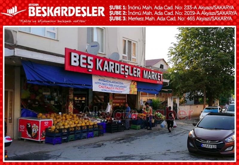 Beşkardeşler Market Alışverişinizi Kapınıza Getiriyor
