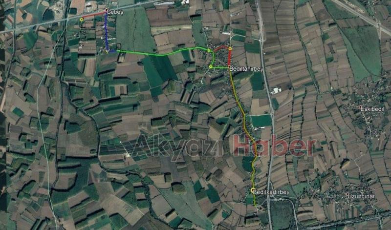 Akyazı’da 3 mahalleye 14 bin metrelik yeni içmesuyu hattı