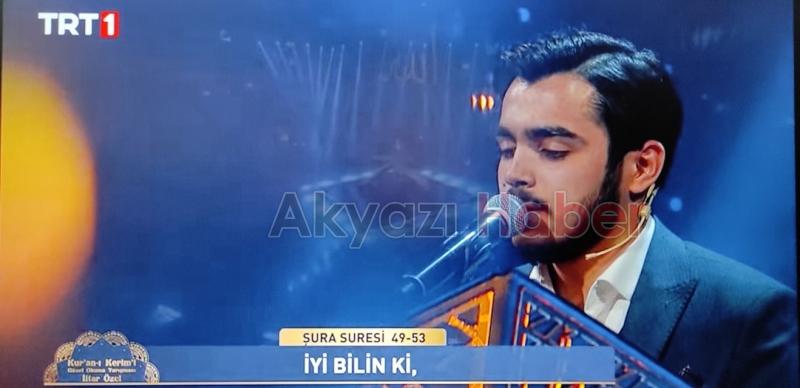 Harputoğlu hocanın öğrencisi birinci oldu