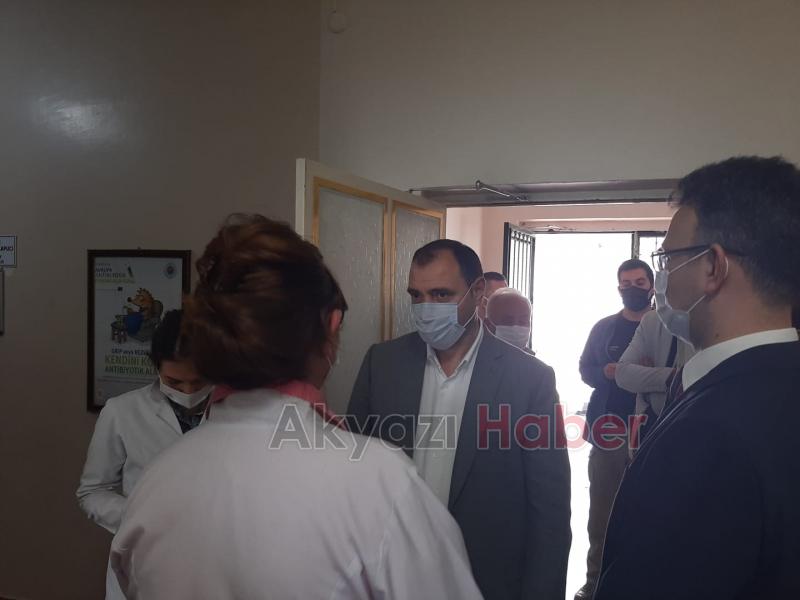 Vali Kaldırım Akyazıda uygulama noktalarını denetledi