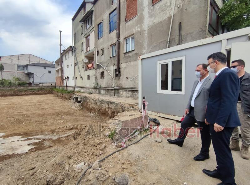 Vali Kaldırım Akyazıda uygulama noktalarını denetledi