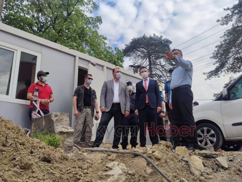 Vali Kaldırım Akyazıda uygulama noktalarını denetledi